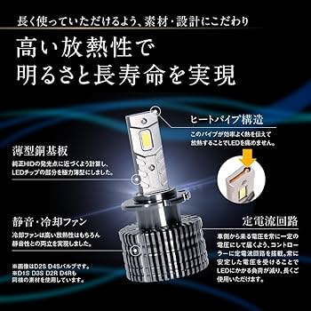 Amazon | fcl.(エフシーエル) D2R 純正HID用 LEDヘッドライト